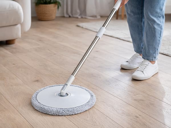 Moppesæt 360° spand 2 mikrofiber