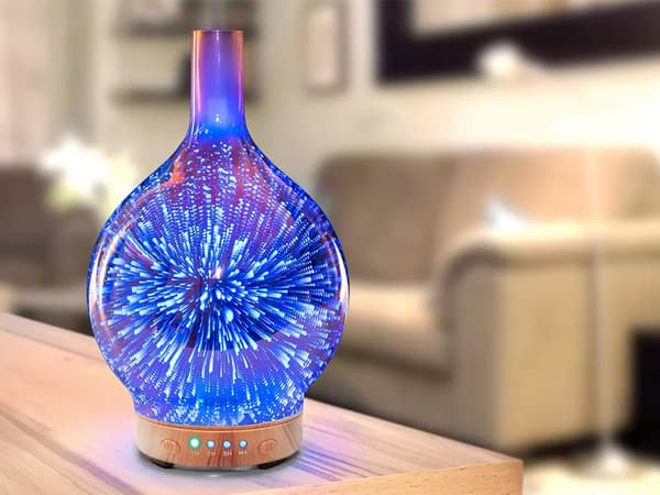 Luftfugter 3D - RGB-lampe og aromadiffuser