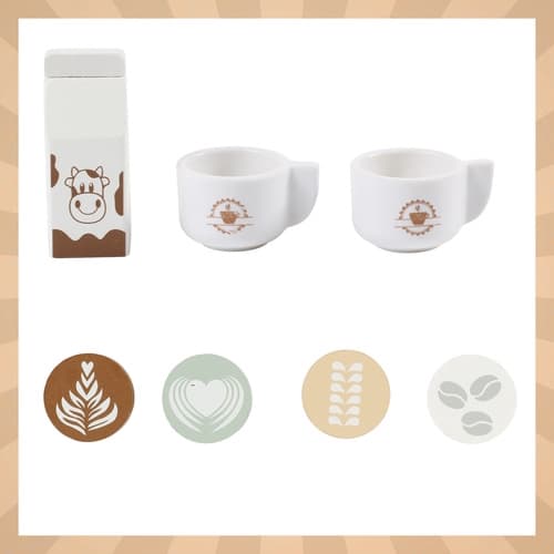 Kaffemaskin i Tre for Barn - Leke