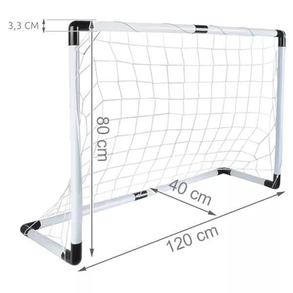 Fodboldmål til Børn - Med Bold & Pumpe - 1-Pack