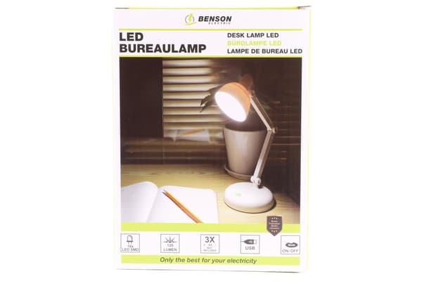 Kontorlampe LED sammenleggbar trådløs