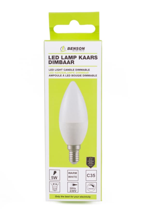LED-kynttilälamppu C35 5 W E14 himmennettävä