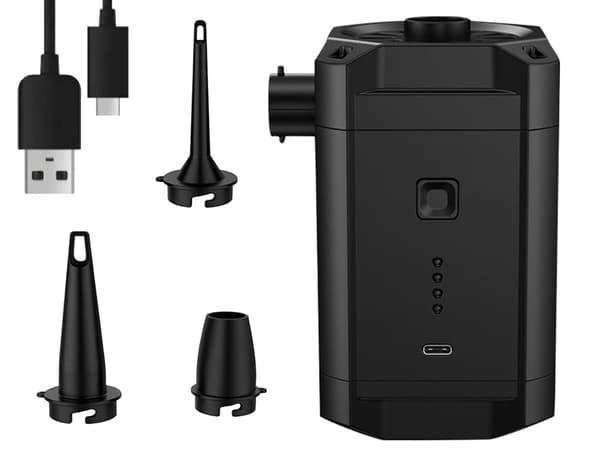 Elektrisk pump batteridriven 3 munstycken LED