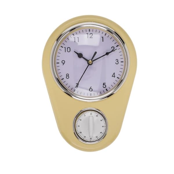 Veggur & Timer - Klokke med timerfunksjon - White