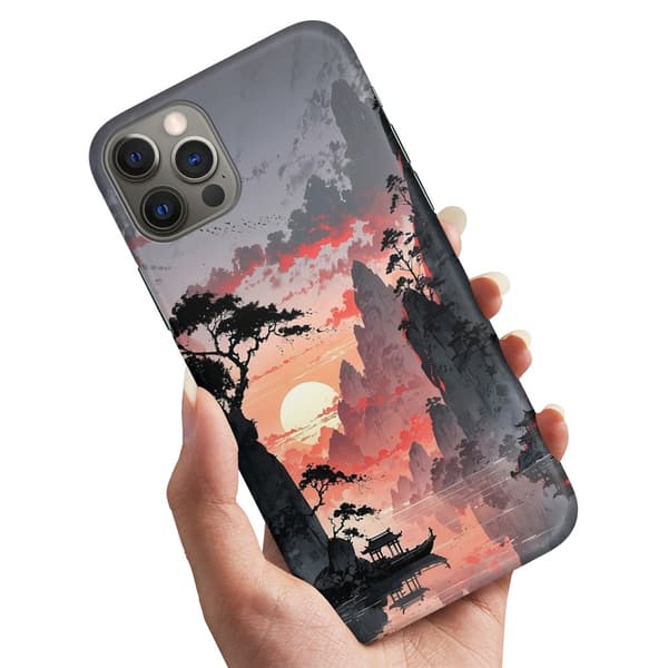 Cover / Mobilcover til iPhone 16 Pro Max - Sunset