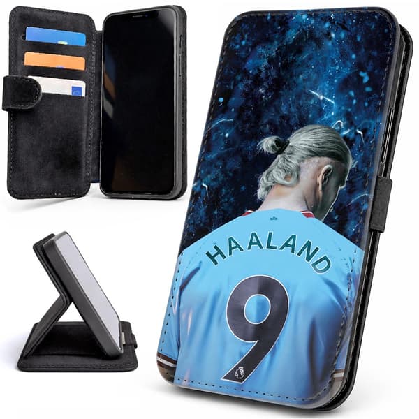 Lommebok Deksel / Mobildeksel til iPhone 15 - Haaland