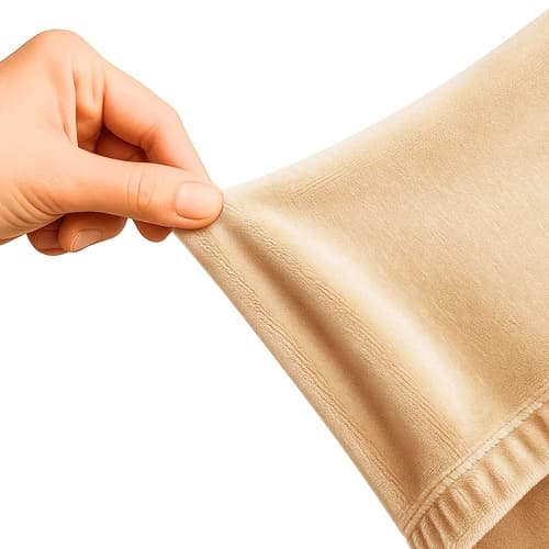 Sofföverdrag Sammet / Överdrag till Soffa - 190-230cm - Beige