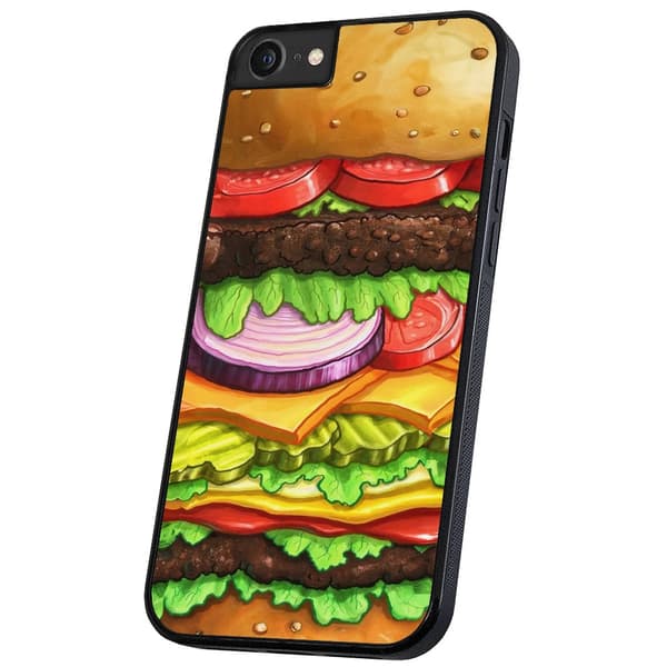 iPhone 6/7/8/SE - Deksel/Mobildeksel Hamburger