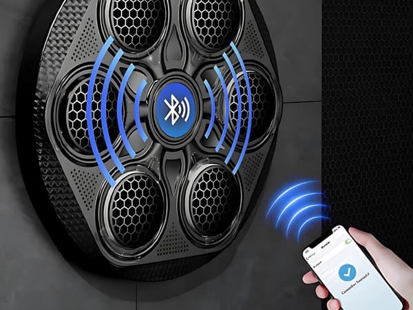 Boxningsplatta - Bluetooth/USB MMA-set med handskar