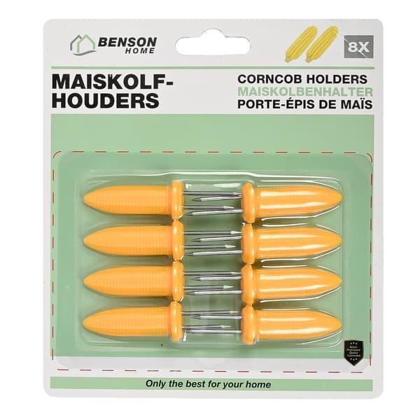 Maiskolbeholdere 8 stk