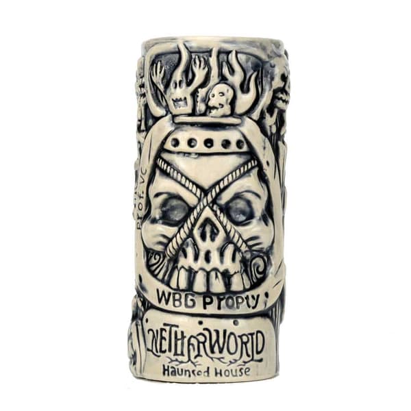 Tiki Spøkelseshus Glass 54 cl Hvit