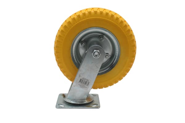 Svivelhjul + PU däck 8" 2.50-4"