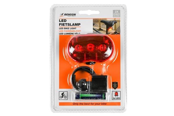 Cykellampa LED röd