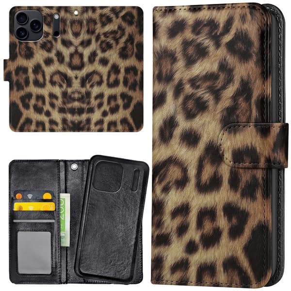 iPhone 17 Pro / 18 Pro - Mobilcover/Etui Cover Leopard