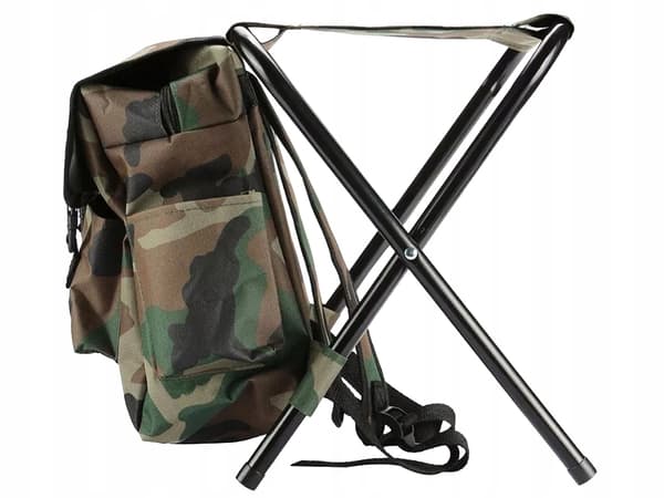 Ryggsäck med Fällbar Pall – 10 L