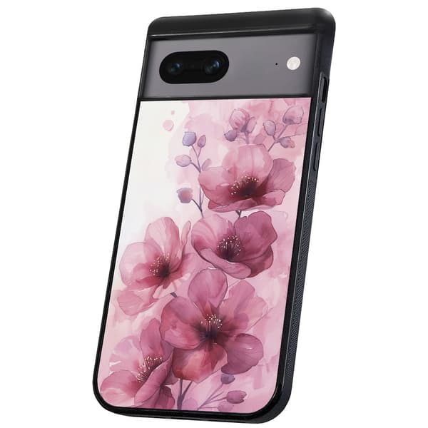 Google Pixel 7 - Deksel/Mobildeksel Flowers