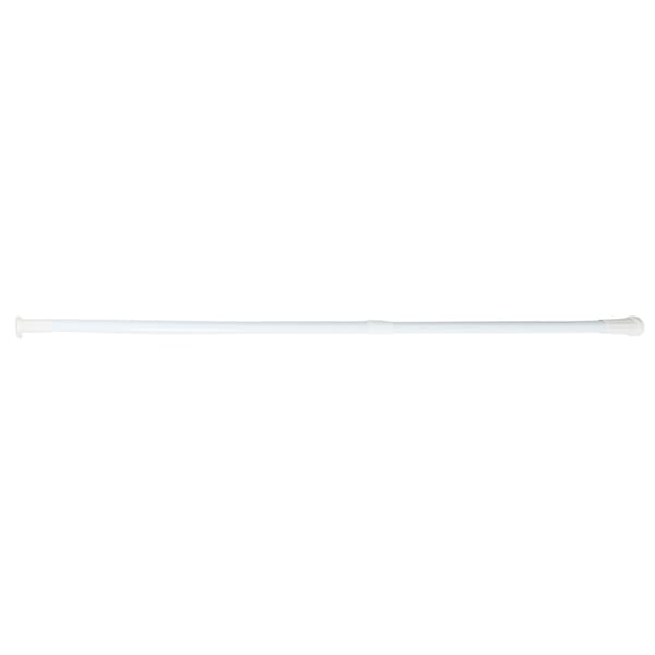 Bruseforhængsstang 77,5-135 cm hvid