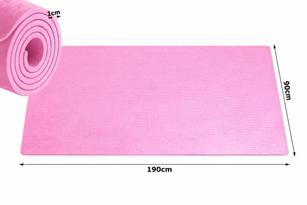 Yogamåtte 190 cm tyk