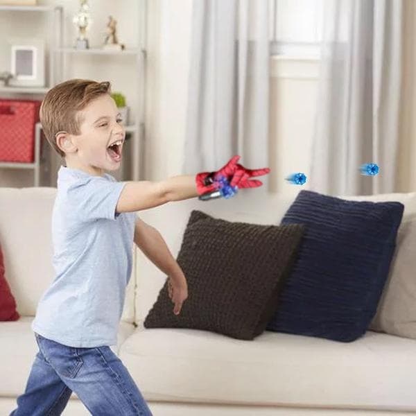 Spiderman Web Shooter Lapsille - Lrrottaa Imukupit - 2-Pack