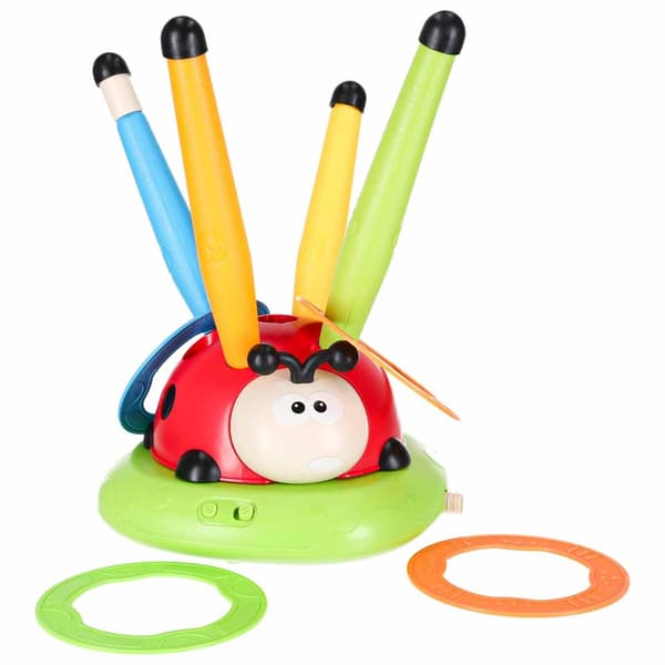 Ladybug 4-i-1 kaste- og hoppeleg