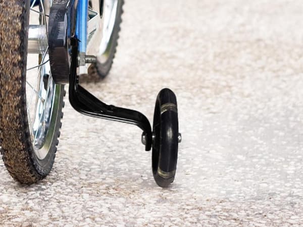 Støttehjul cykel LED 12-16 tommer