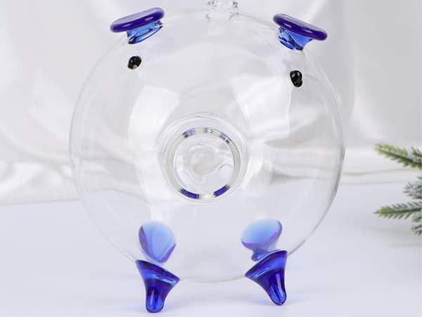 Sparegris glas lille