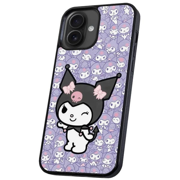 iPhone 16 Plus - Deksel/Mobildeksel Kuromi Kitty