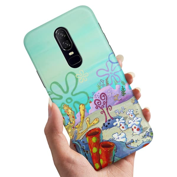 Deksel / Mobildeksel til OnePlus 7 Pro - Svampebob