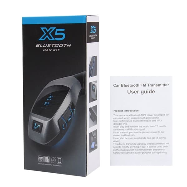 Bluetooth FM-lähetin & MP3 & USB Vastaustoiminnolla - Autoon