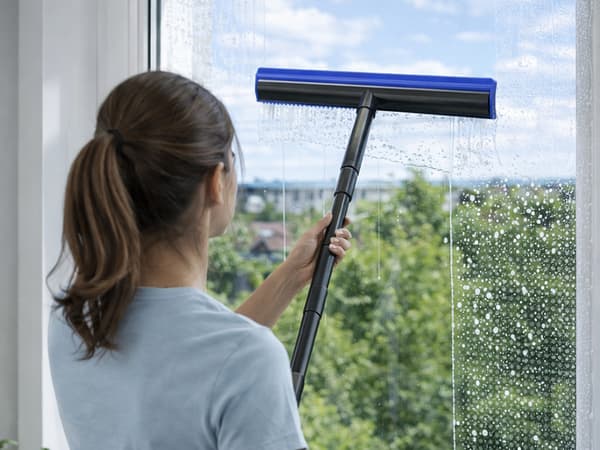Silikonkost med skaft 120 cm
