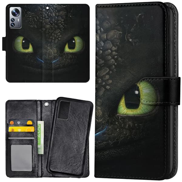Xiaomi 12 Pro - Lommebok Deksel Toothless