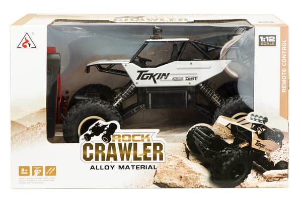 Fjernstyret Off-Road Bil / 1:12 Crawler - RC - Sølv