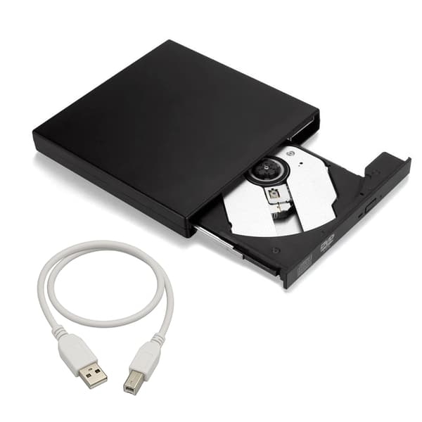 Extern DVD/CD-Brännare USB 2.0 Slim för Dator