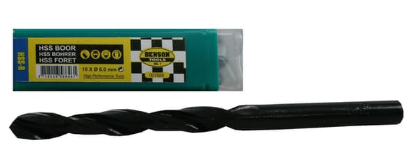 HSS-bor 6,0 mm 10 stk.