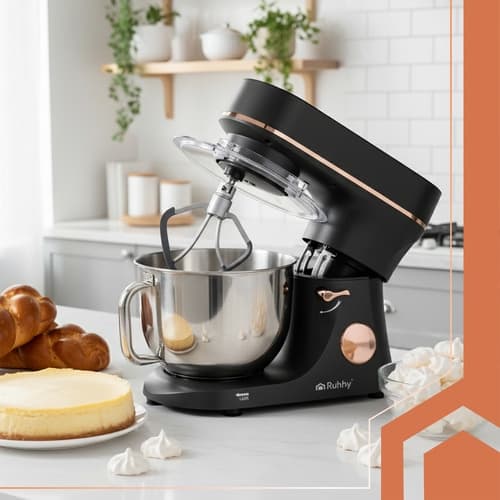 Foodprocessor med Varme / Mixer - 2000W - PinkGold