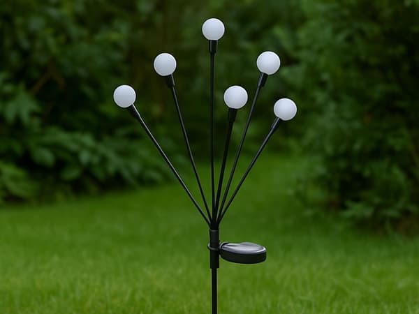 Solcellslampor klot 2 st 70 cm