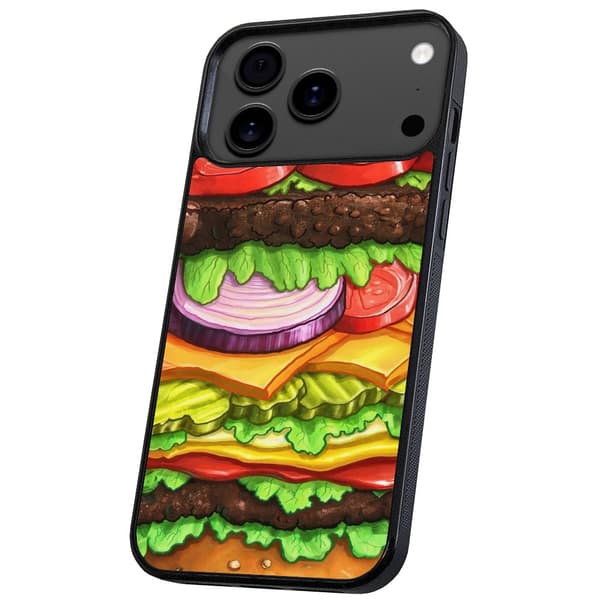 iPhone 17 Pro / 18 Pro - Kuoret/Suojakuori Hamburger