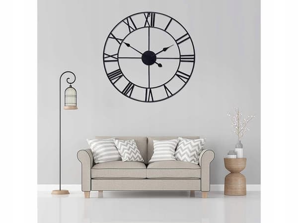 Kello / Seinäkaello - Roomalaiset Numerot - 60cm