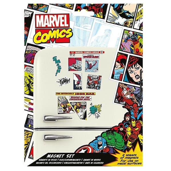 23-Kpl - Marvel Jääkaappimagneetit - Spider-man, Iron Man ym.