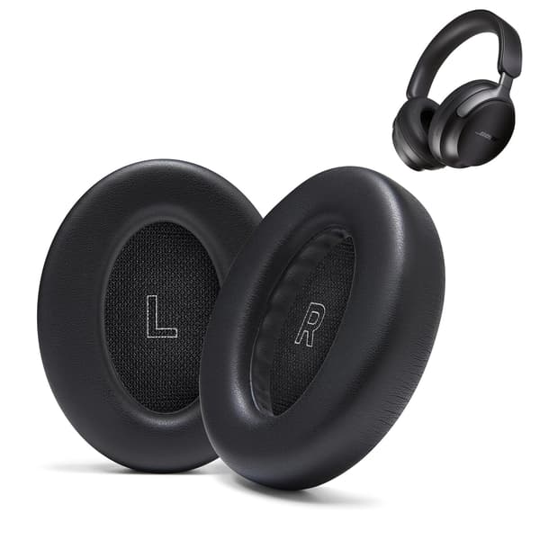 Øreputer til Bose QuietComfort Ultra 1 og 2 – Erstatningsputer - Black