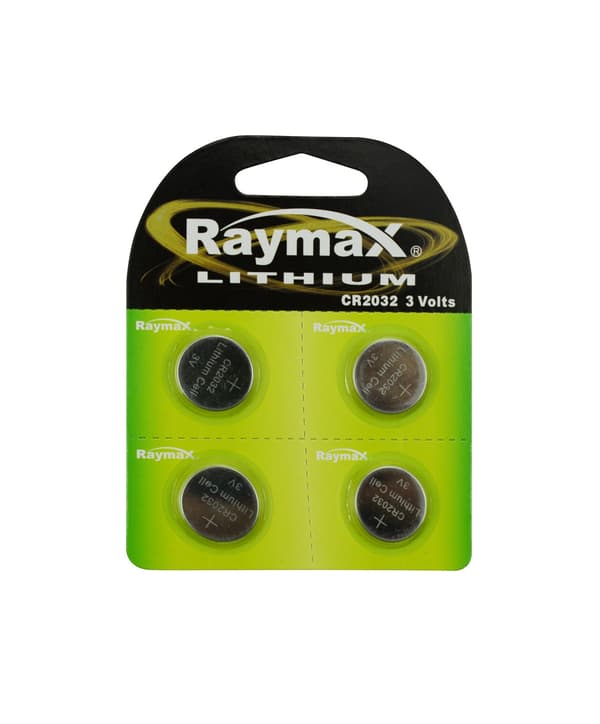 Knapcellebatteri Raymax CR2032 4 stk. lithium