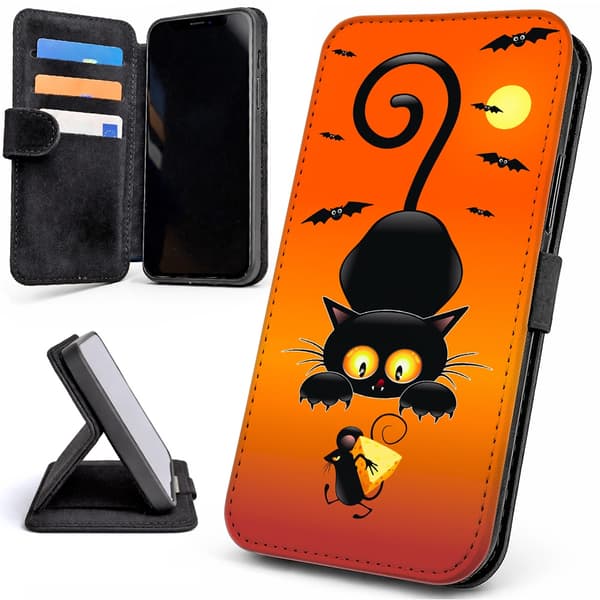 Lommebok Deksel / Mobildeksel til iPhone 17 Pro Max - Katt og Mus