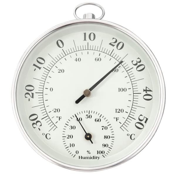 Analogt termometer hygrometer væg