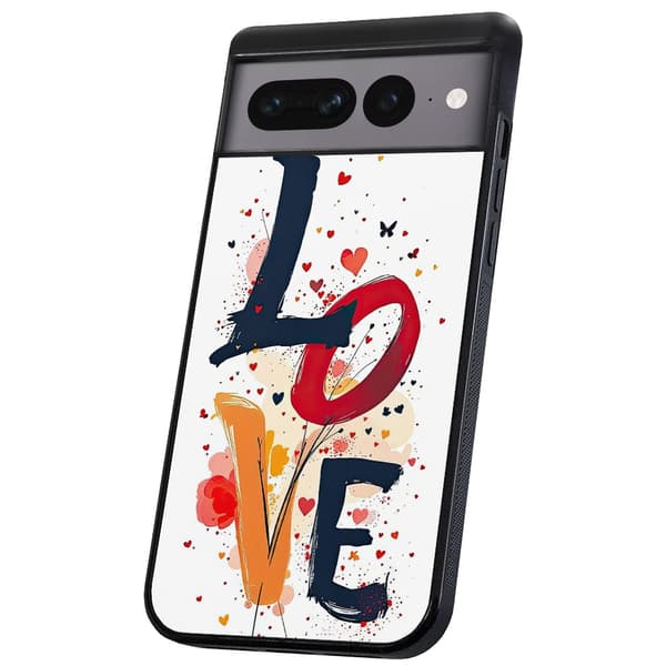 Google Pixel 8A - Cover/Mobilcover Love