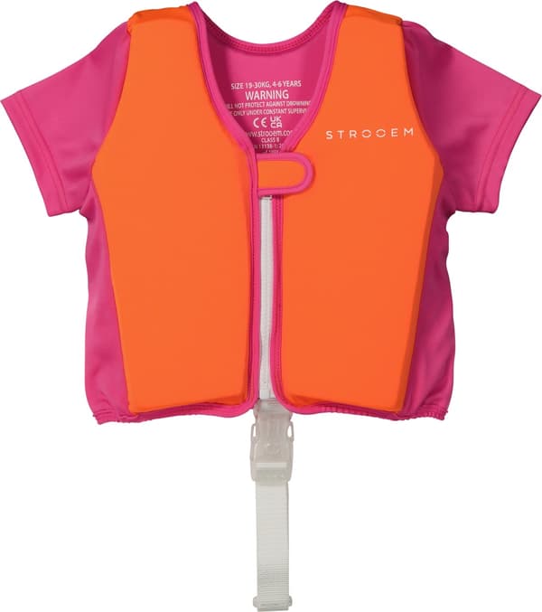 Strooem simväst för barn - 2-4 år Orange-Pink