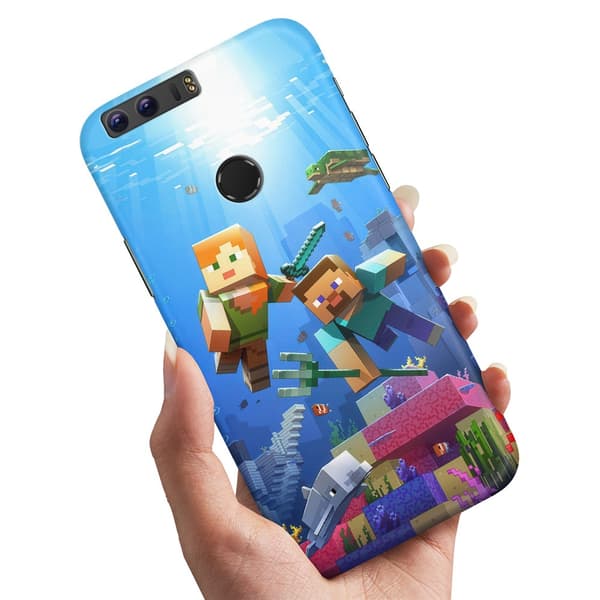 Deksel / Mobildeksel til Huawei Honor 8 - Minecraft