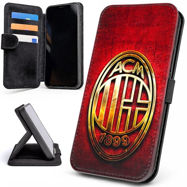 Lommebok Deksel / Mobildeksel til iPhone 17 - A.C Milan