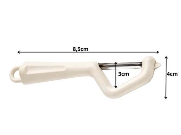 Grøntsagsskræller dobbeltblad ergonomisk