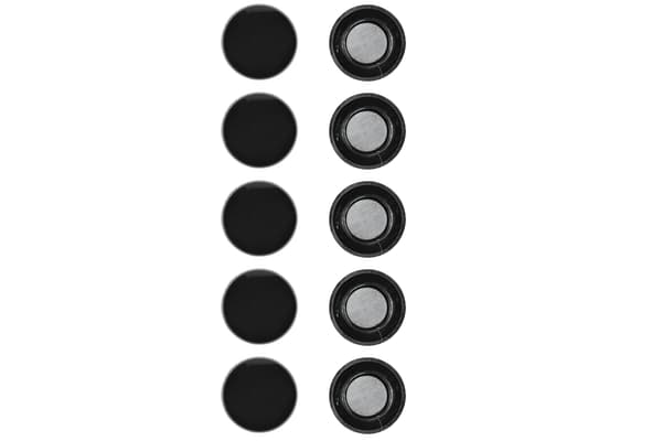 Magnet 30 mm 10 stk sort