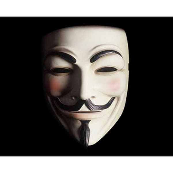 3-kpl Anonymous Naamio - Guy Fawkes / V for Vendetta